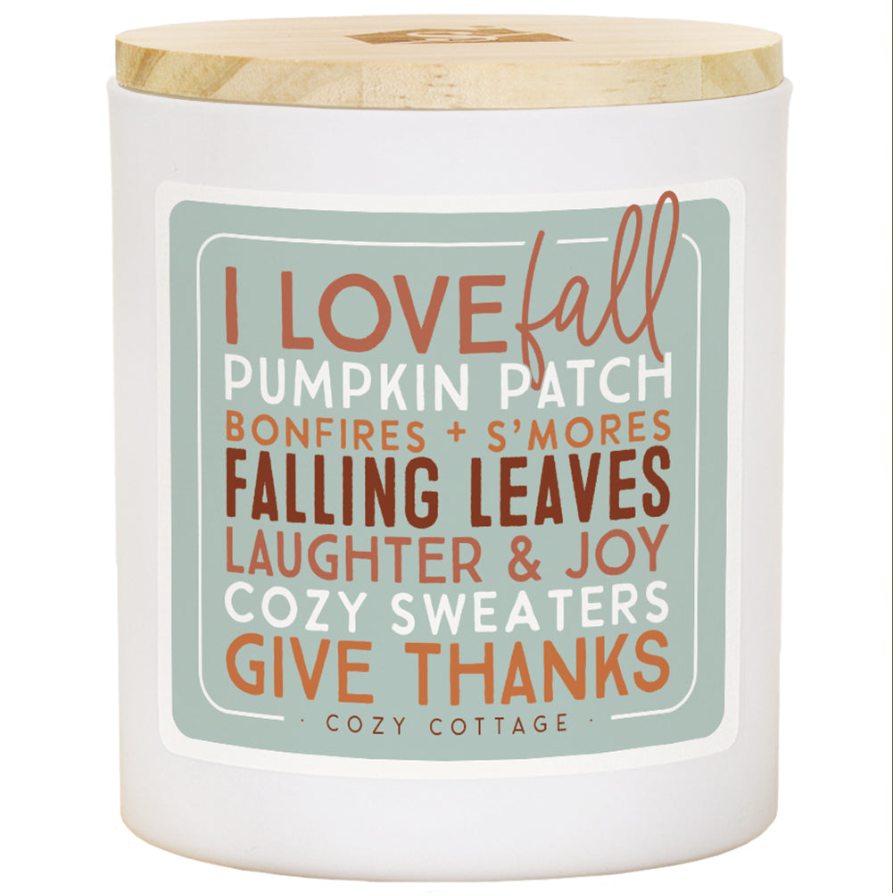 I Love Fall List - COZ