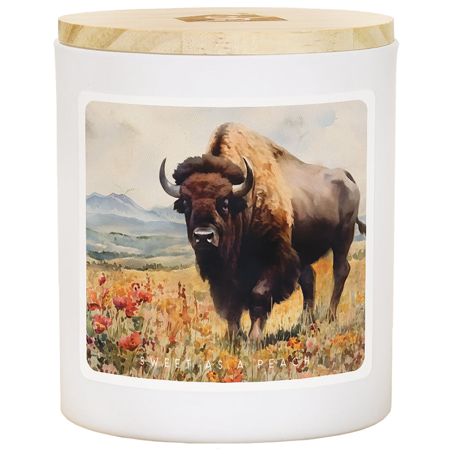 Bison Floral Scene - TOB