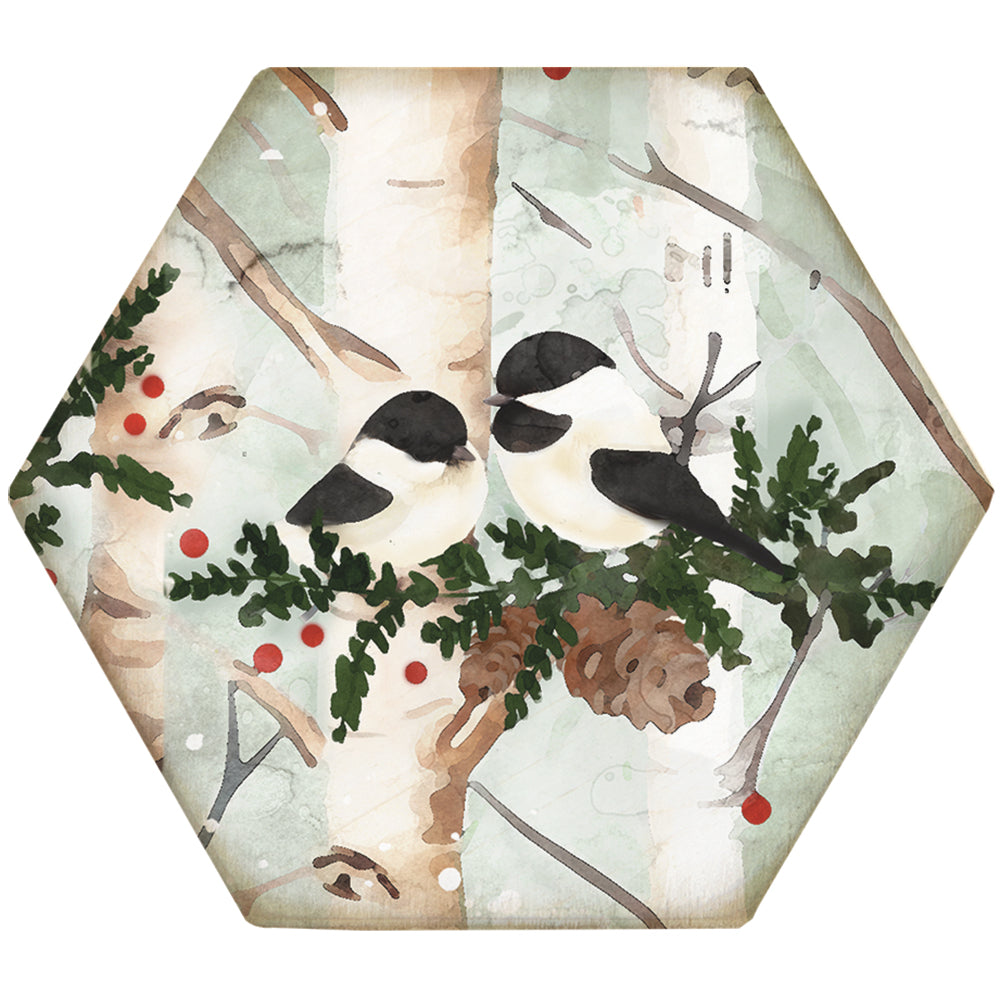 Birch Trees Birds