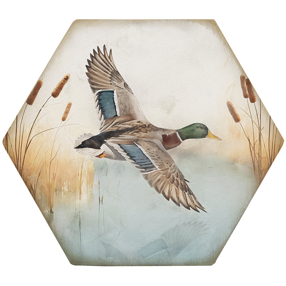 Duck Cattails Scene