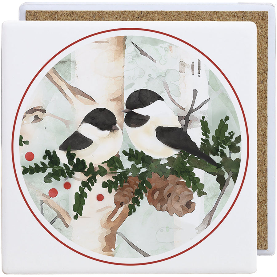 Birch Trees Birds
