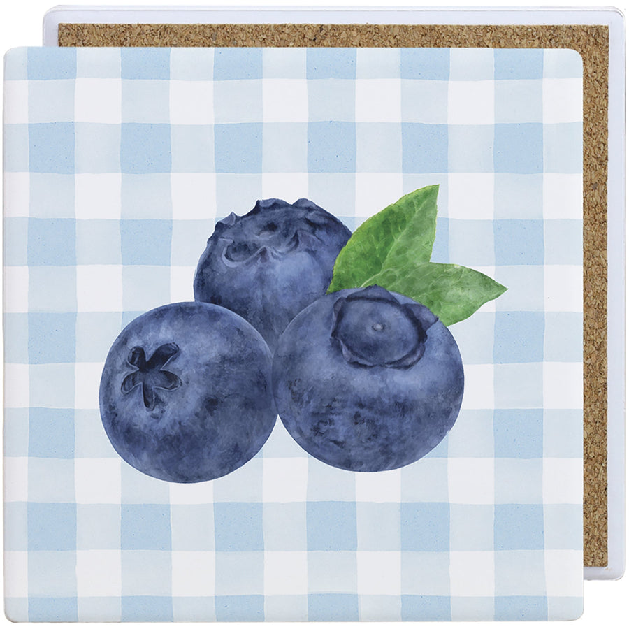 Blueberries Gingham