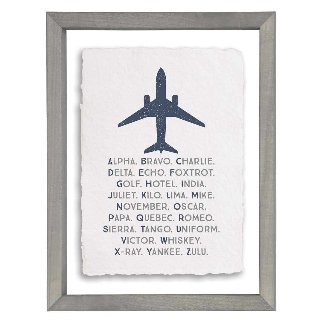 Phonetic Alphabet Plane