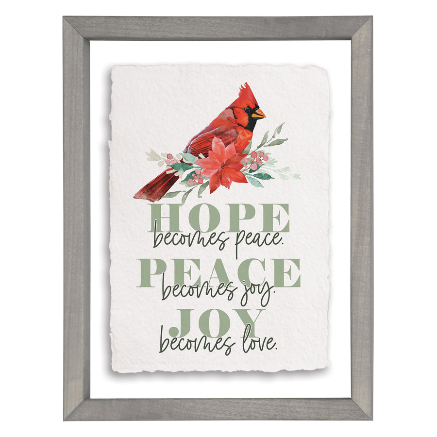 Hope Peace Joy Cardinal