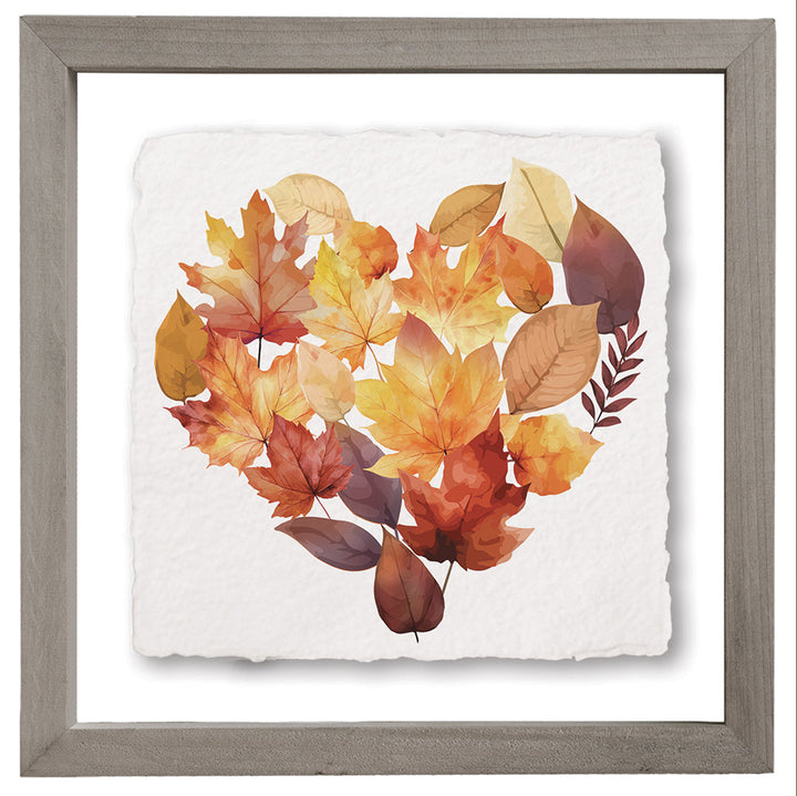 Leaf Heart Collage