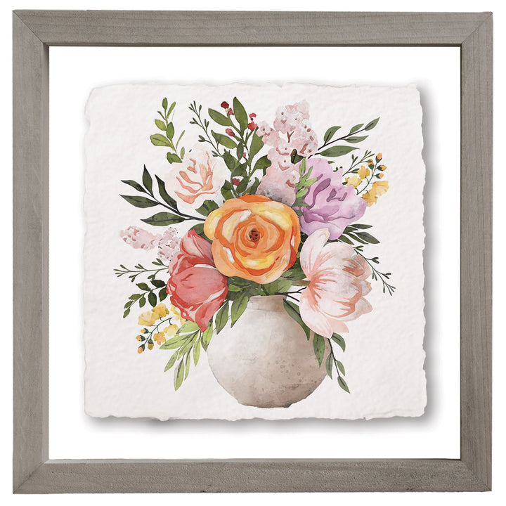 Colorful Floral Pot
