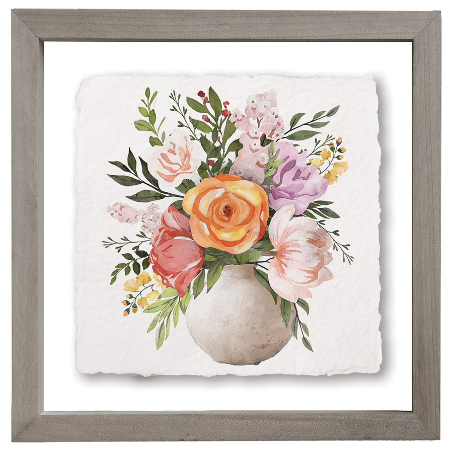 Colorful Floral Pot