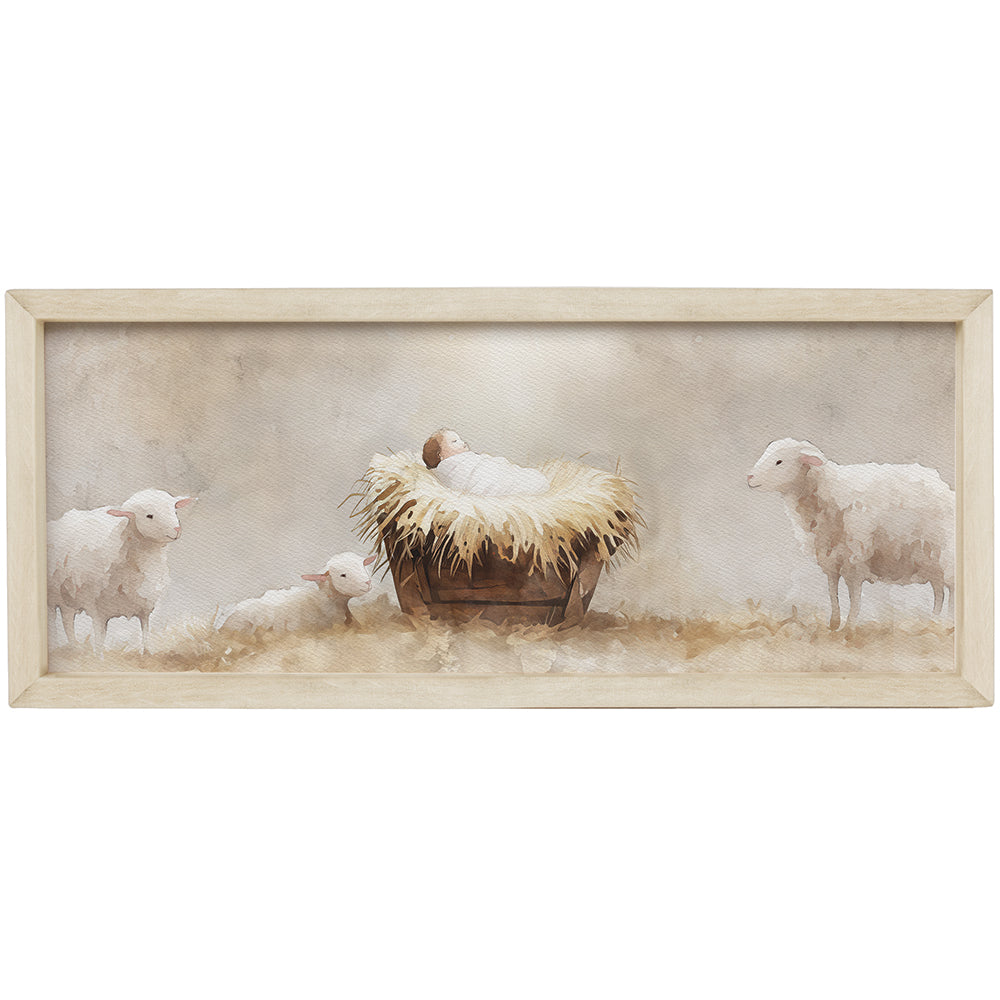 Baby Jesus Manger Art
