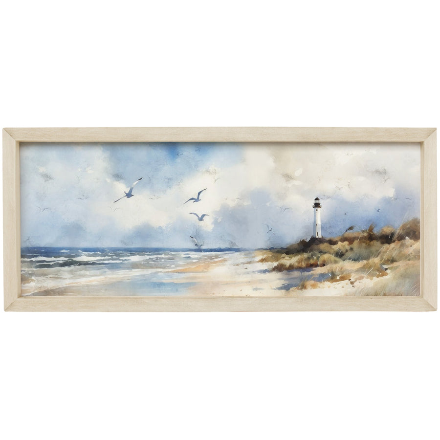 Distant Lighthouse Scene