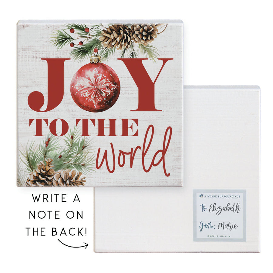 Joy World Ornament