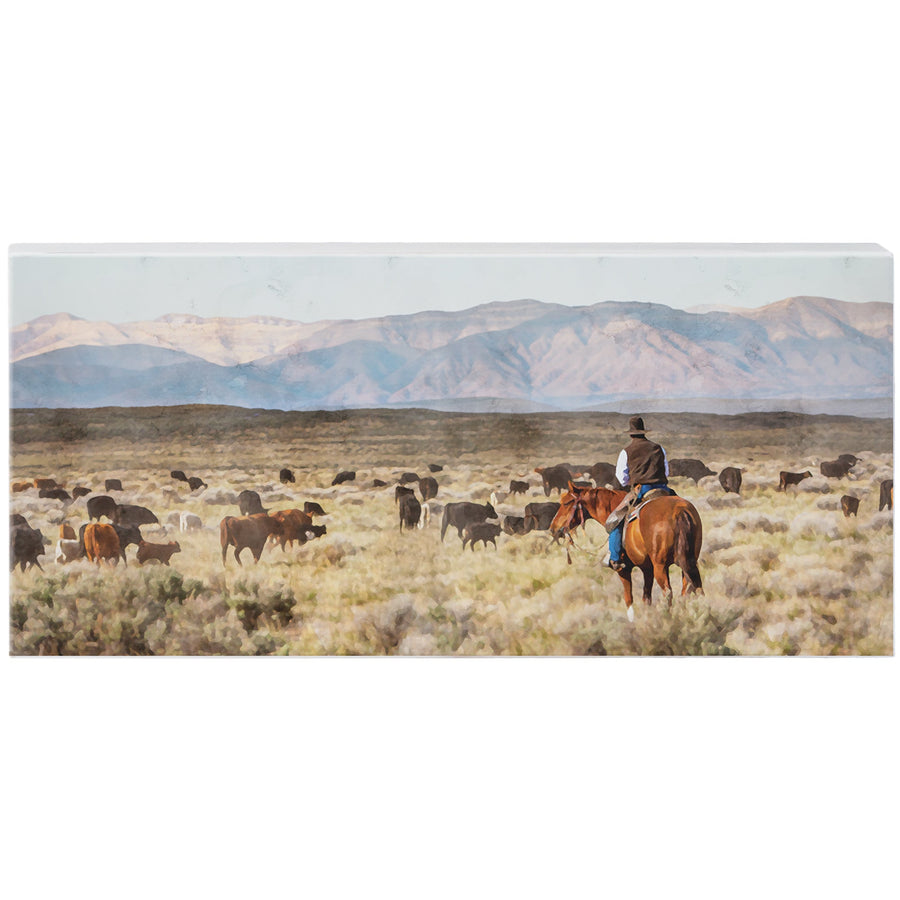 Moving Cattle Scene