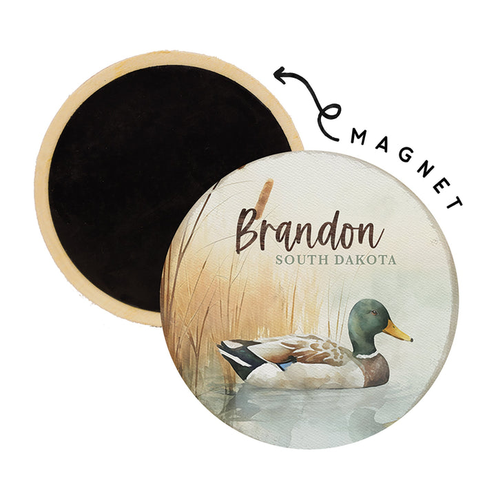 Duck Cattails Scene LOC