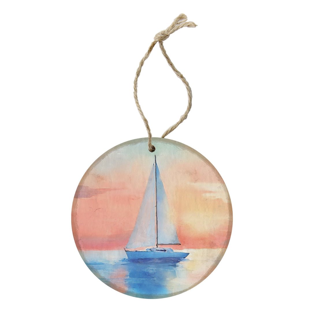 Sunset Sailboat