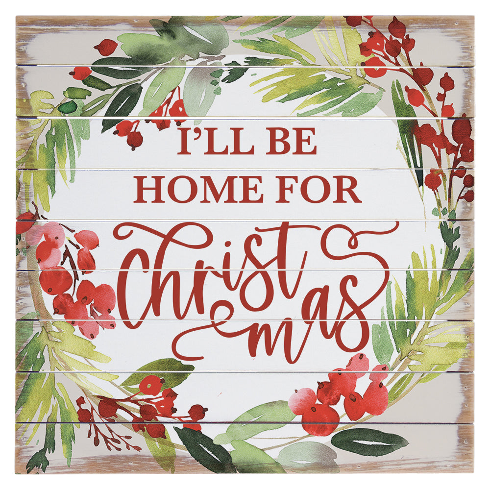 Home For Christmas Wreath