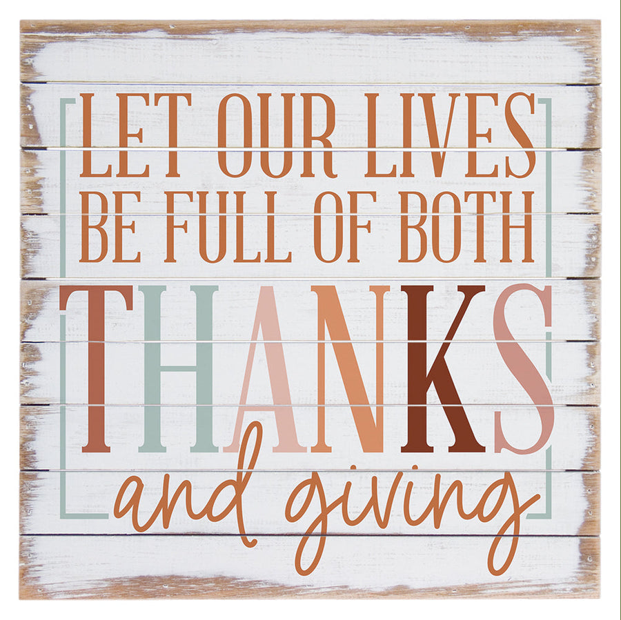 Thanks And Giving Colorful
