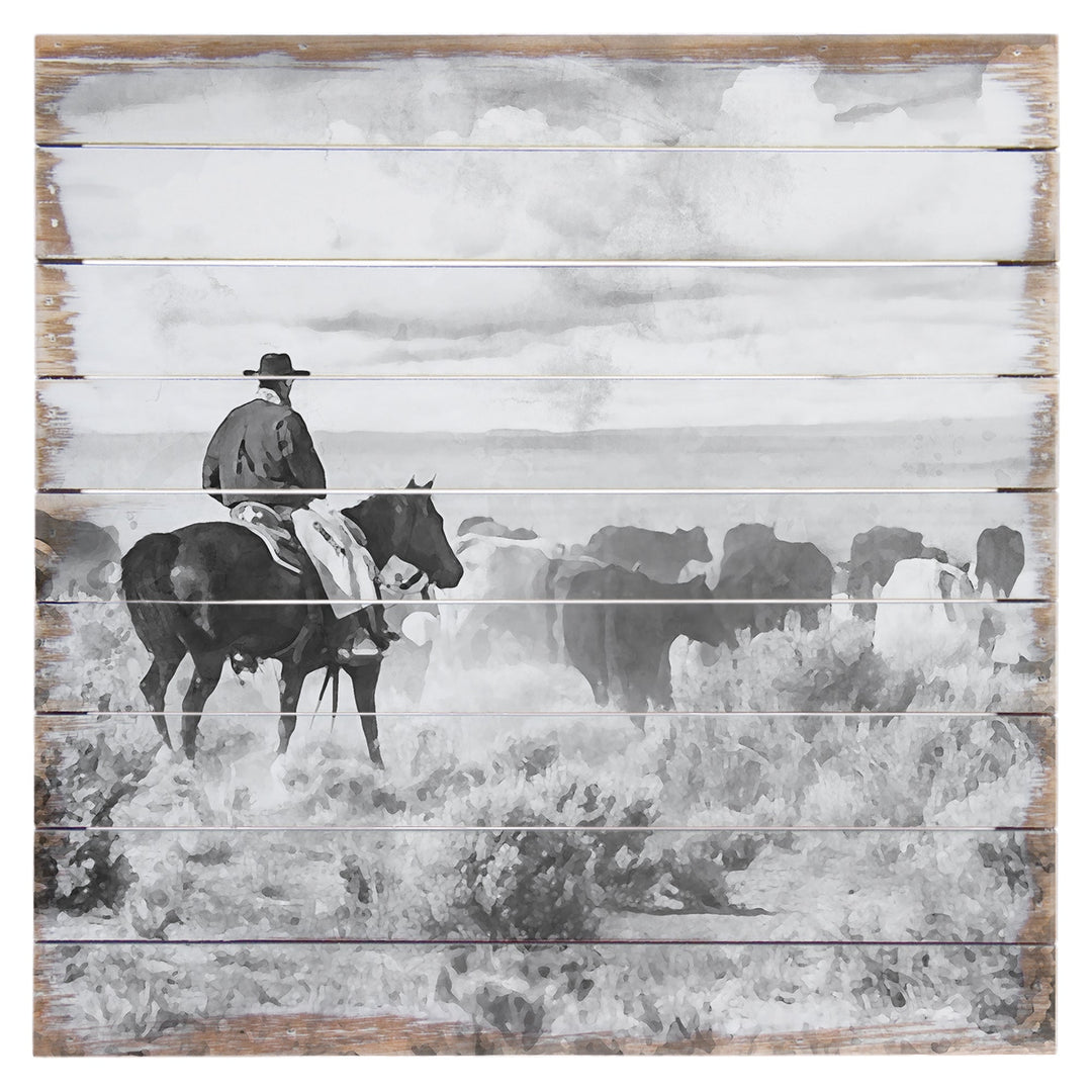 B&W Moving Cattle
