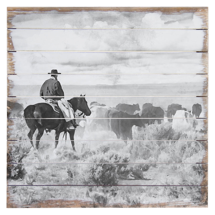 B&W Moving Cattle