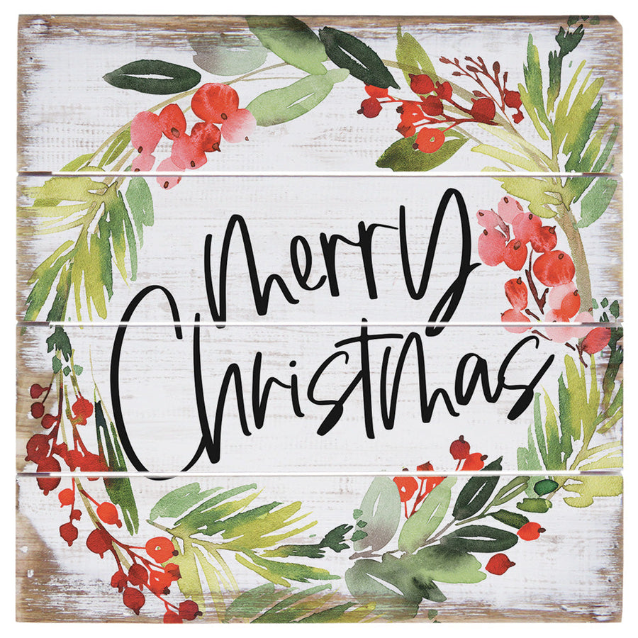 Merry Christmas Holly 6"