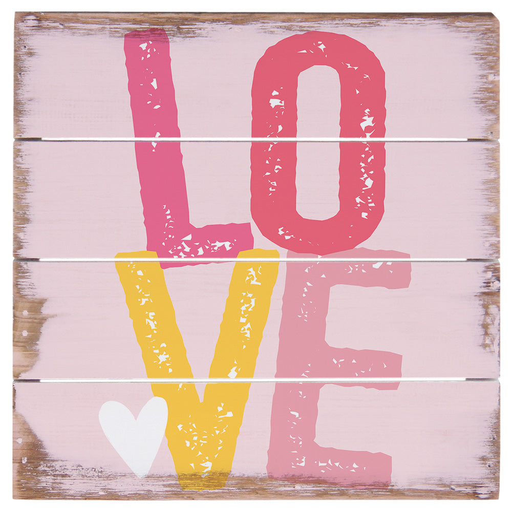 Love Pink Heart 6"