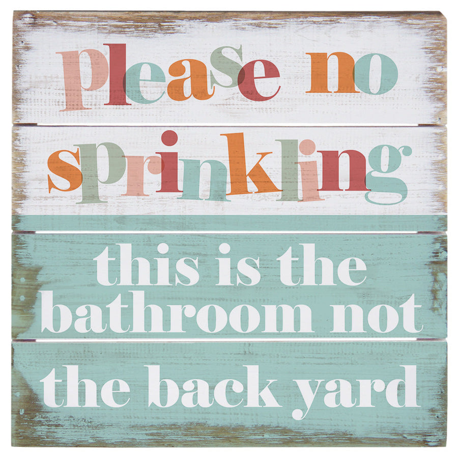 No Sprinkling 6"