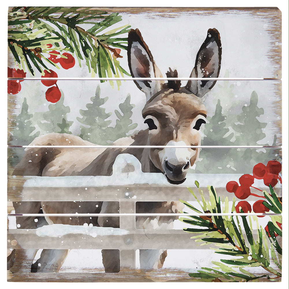 Christmas Donkey 6"