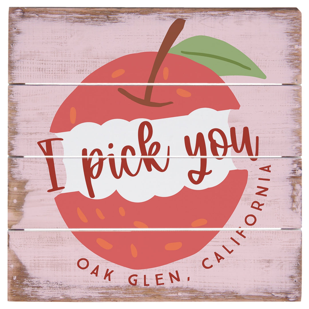 I Pick You Apple LOC 6"