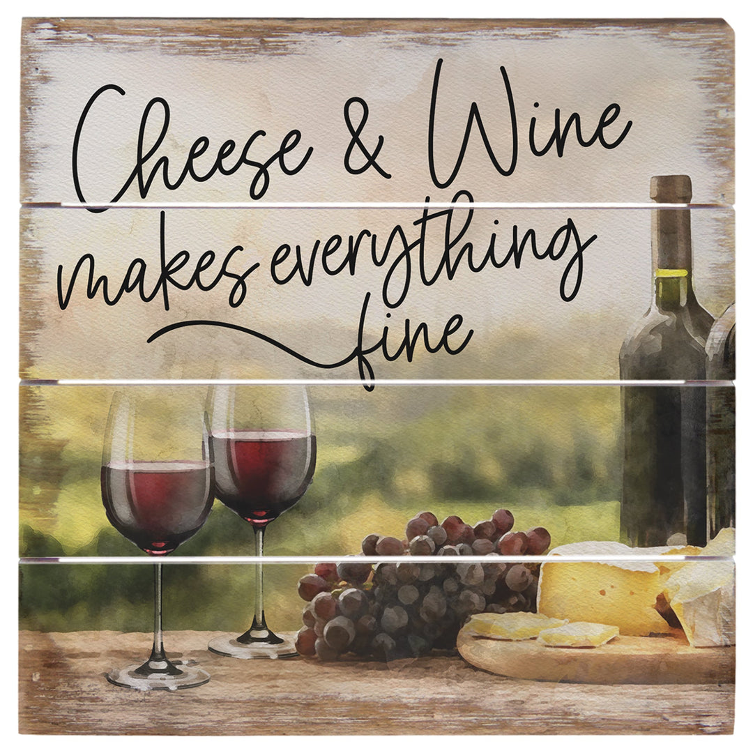 Cheese & Wine Scene 6"