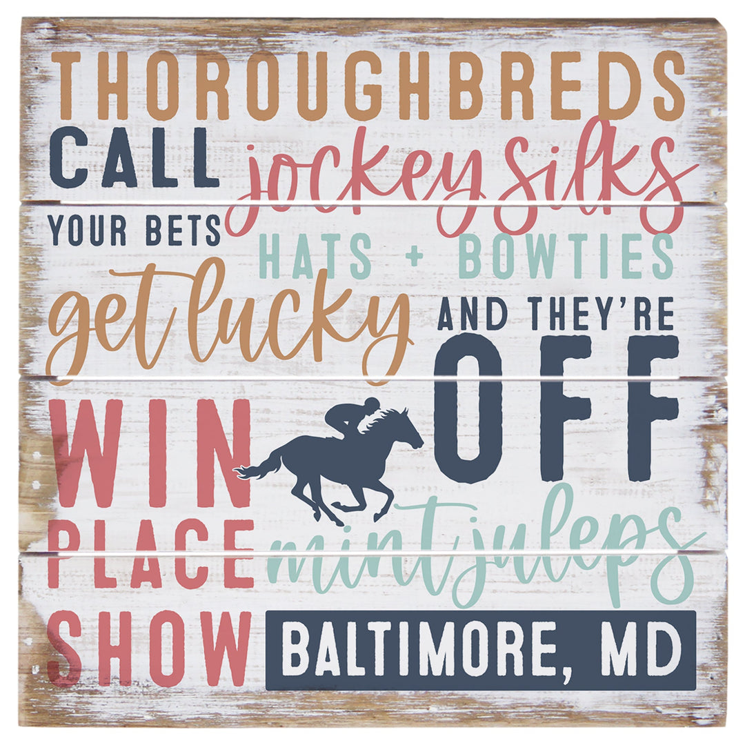 Derby Word Collage LOC 6"