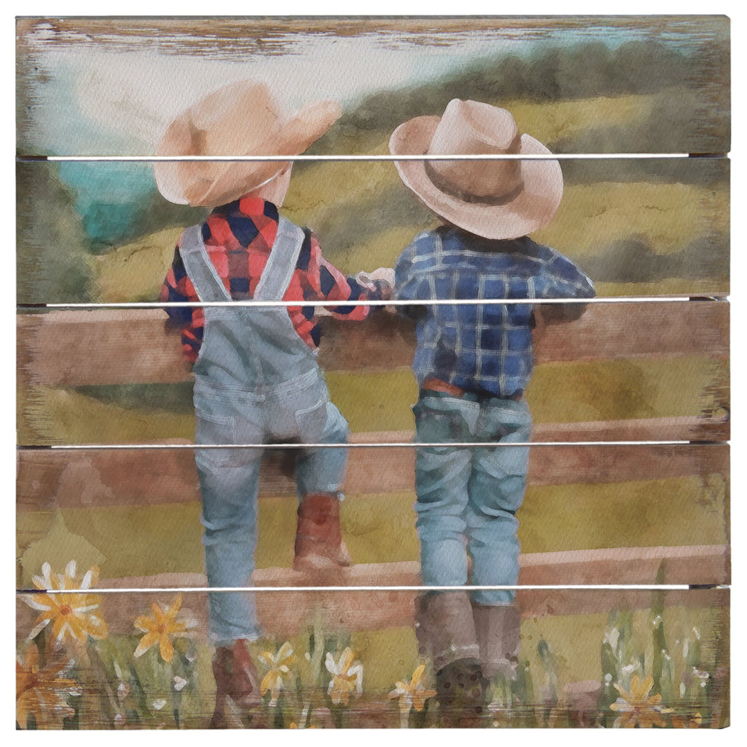 Little Cowboys Fence 8"