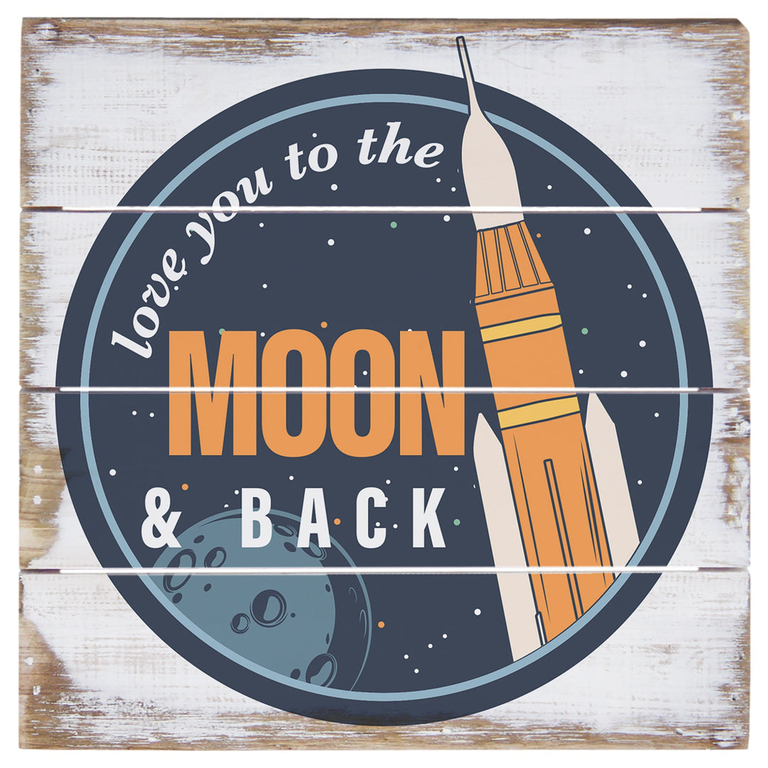 Love To Moon Rocket 6"