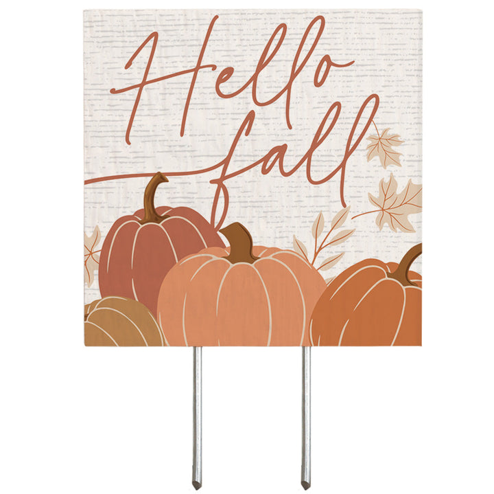Hello Fall Pumpkins