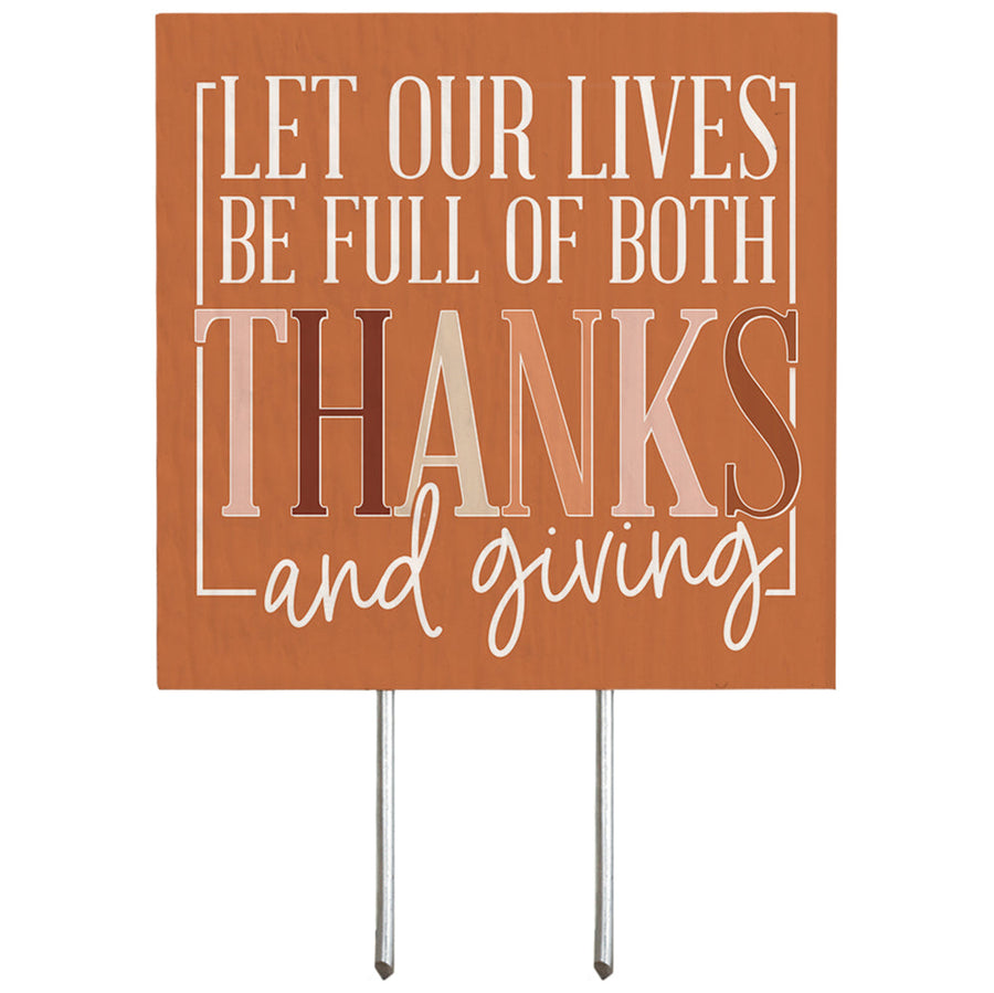 Thanks And Giving Orange