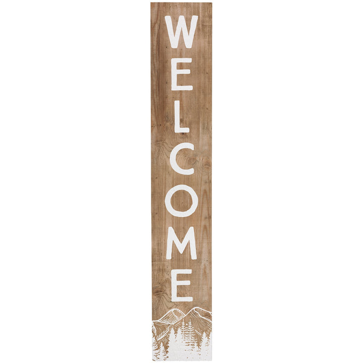 Welcome Mountains Wood