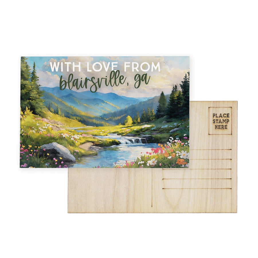 Mountain River Scene LOC