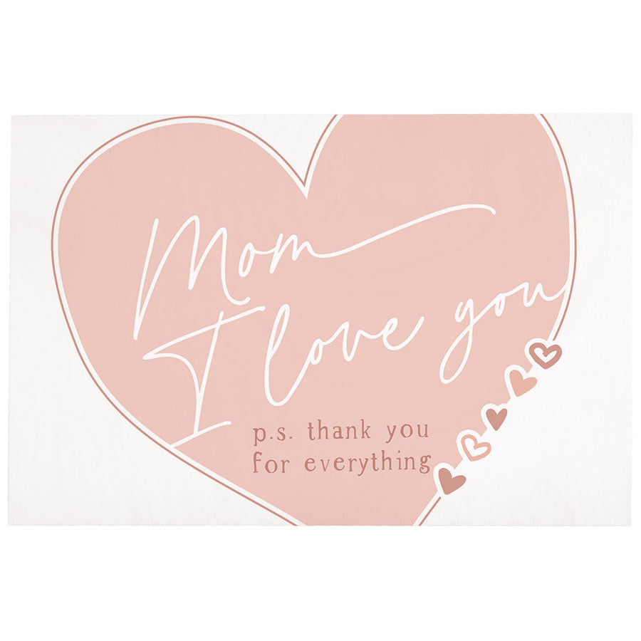 Mom Love You Heart PER