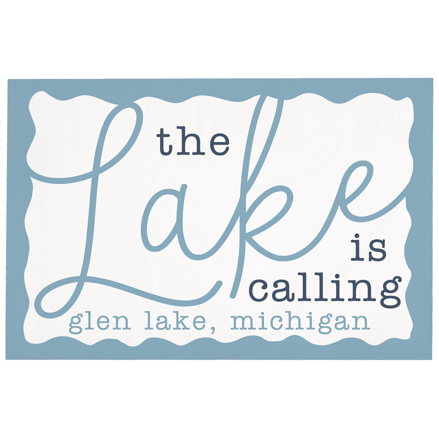 Lake Is Calling Blue PER LOC