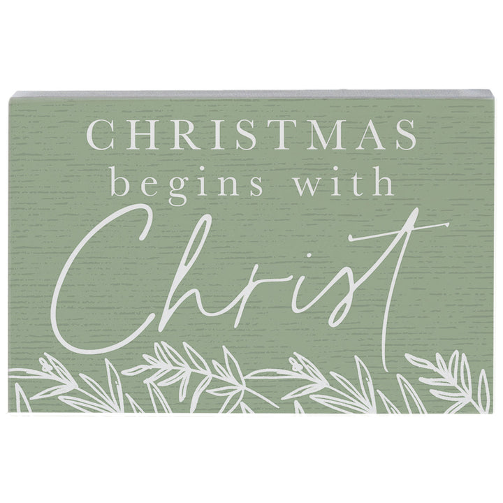 Christmas Christ Green