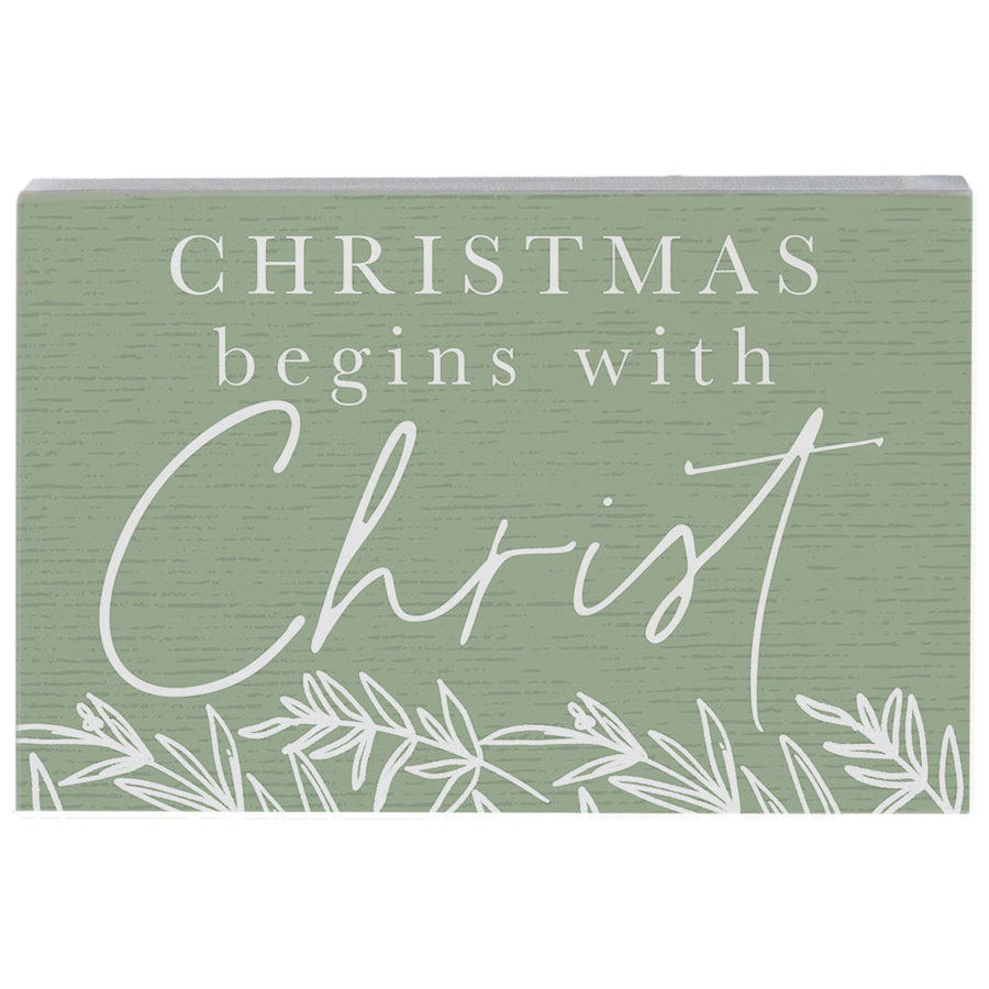 Christmas Christ Green