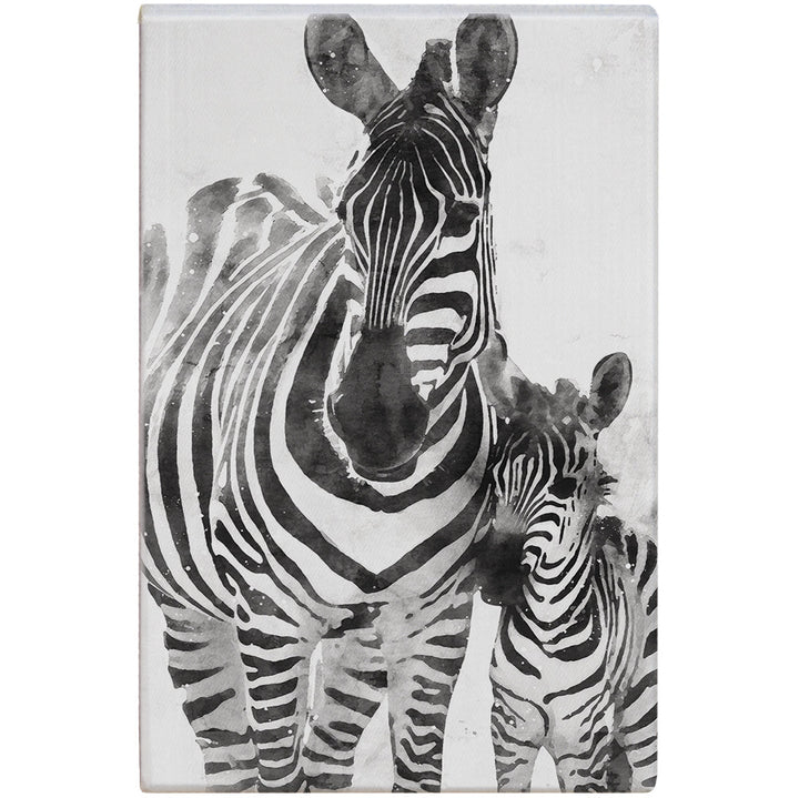 B&W Mom Baby Zebra