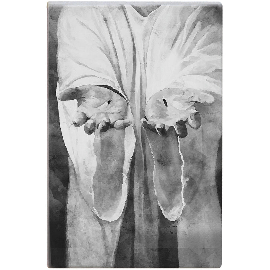 B&W Jesus Hands