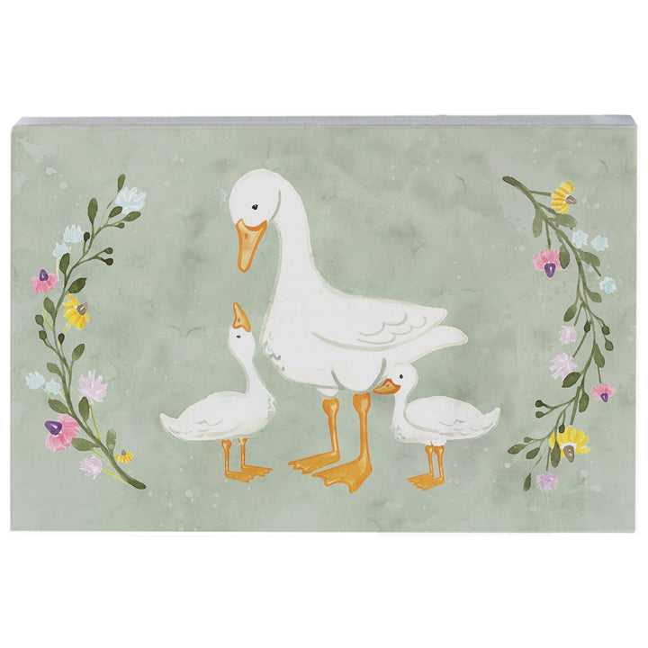 Mama Geese Babies Art