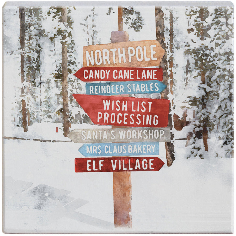 North Pole Sign