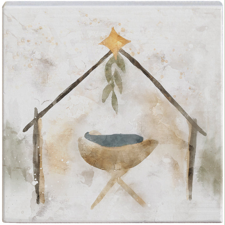 Watercolor Manger