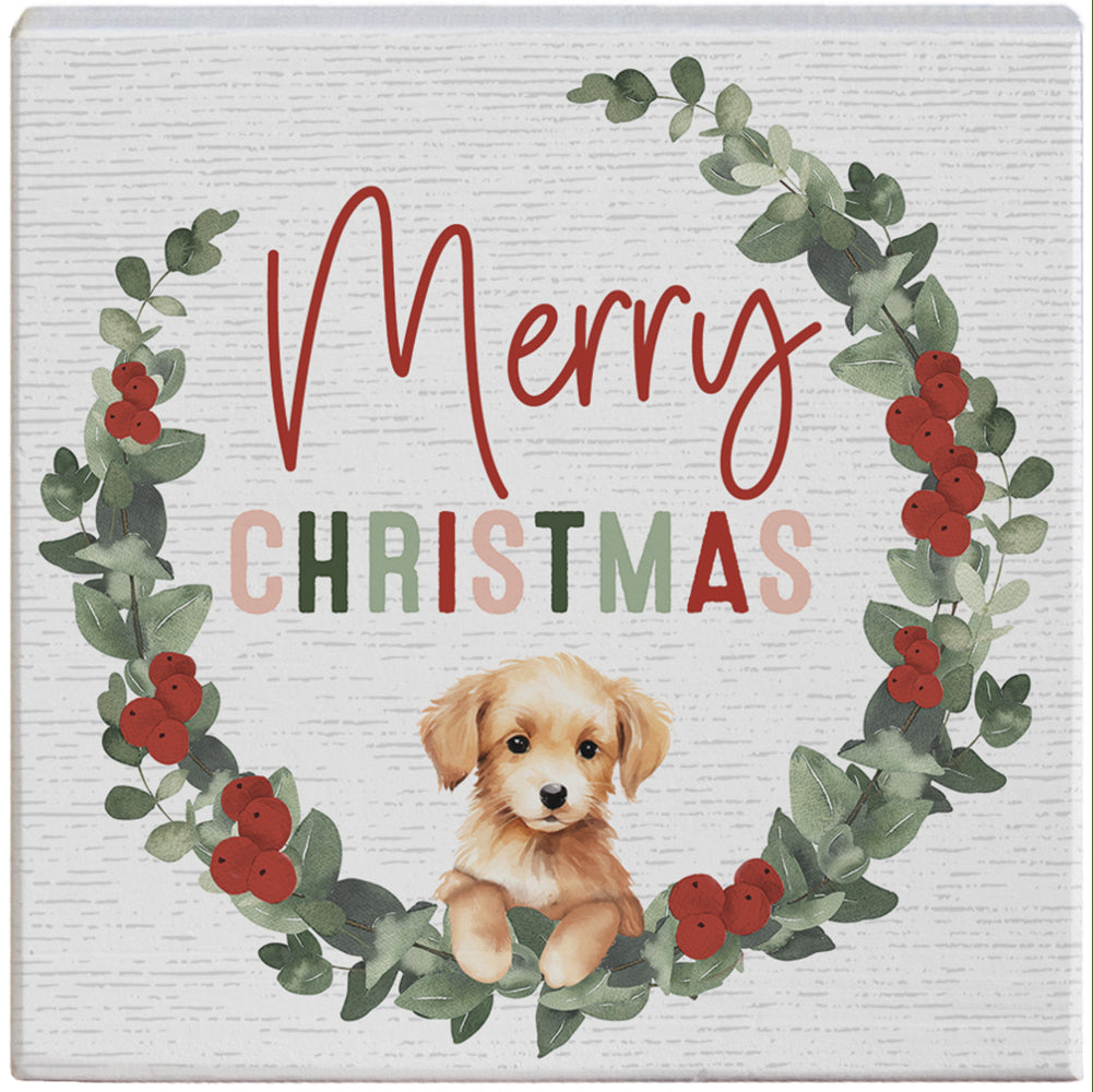 Merry Dog Wreath