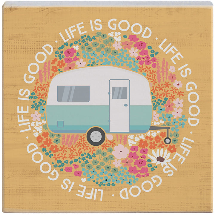 Life Good Floral Camper