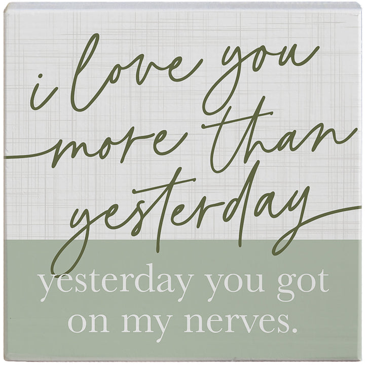 Love You Yesterday
