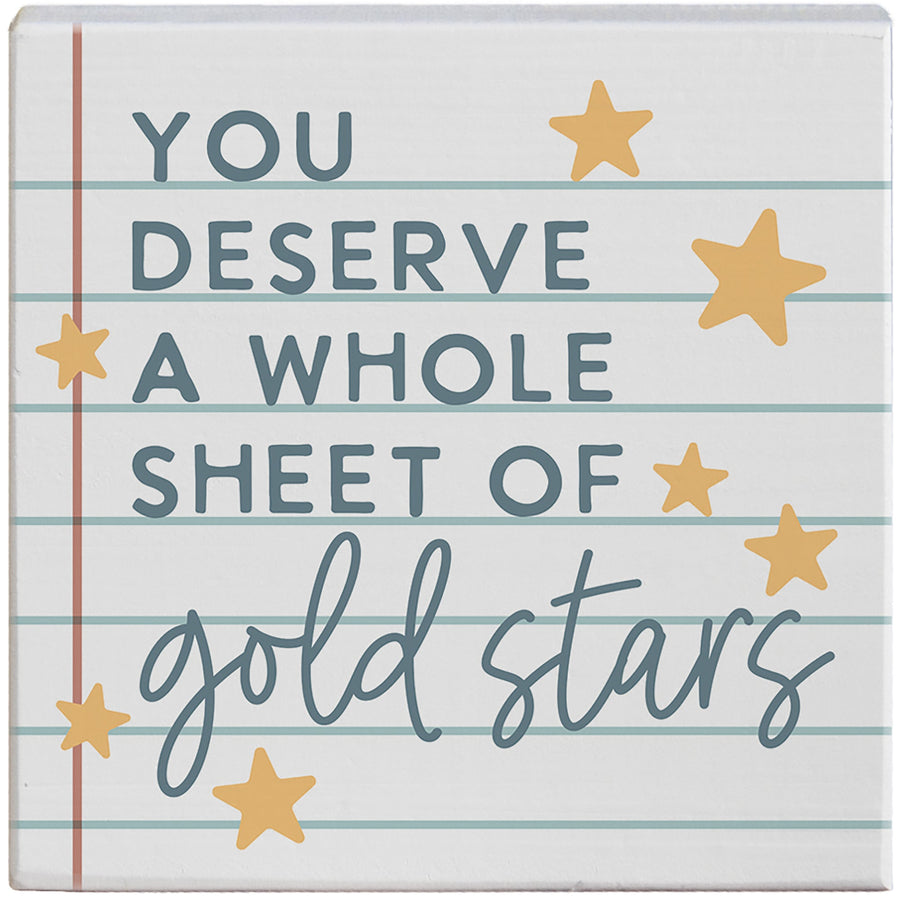 Deserve Gold Stars