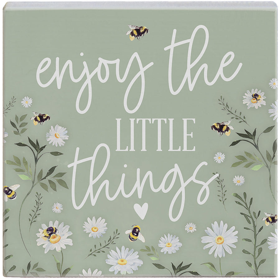 Enjoy Little Bees Daisies