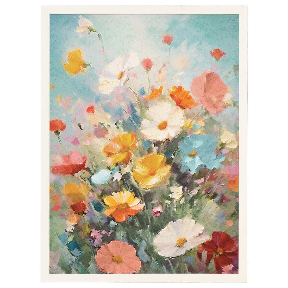 Colorful Floral Oil Painting