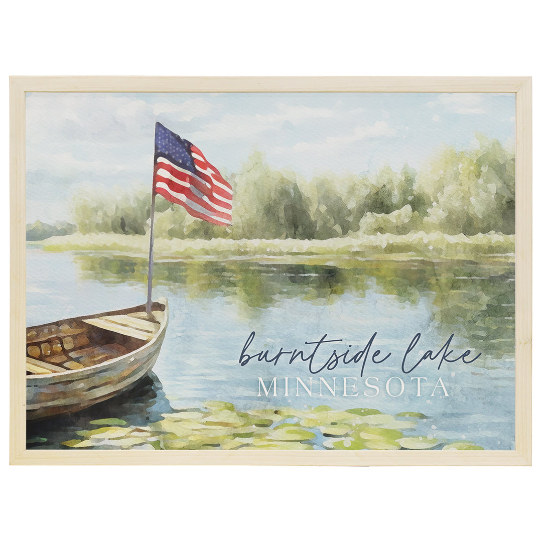 Flag Boat Scene LOC